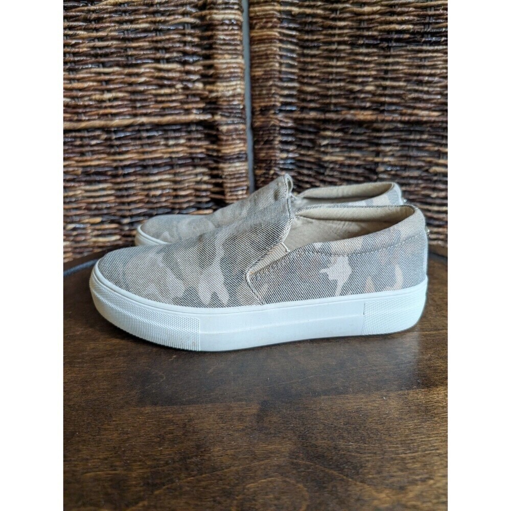 Steve Madden Gills Camo Platform Slip On Shoes Women's 7 Casual Sneakers Preppy - Picture 4 of 13
